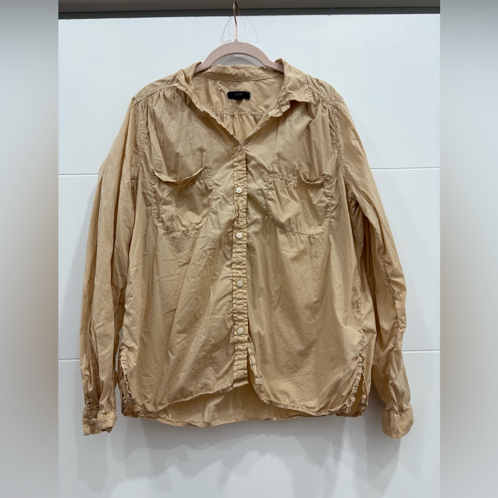 J. Crew Cotton Poplin Utility Shirt